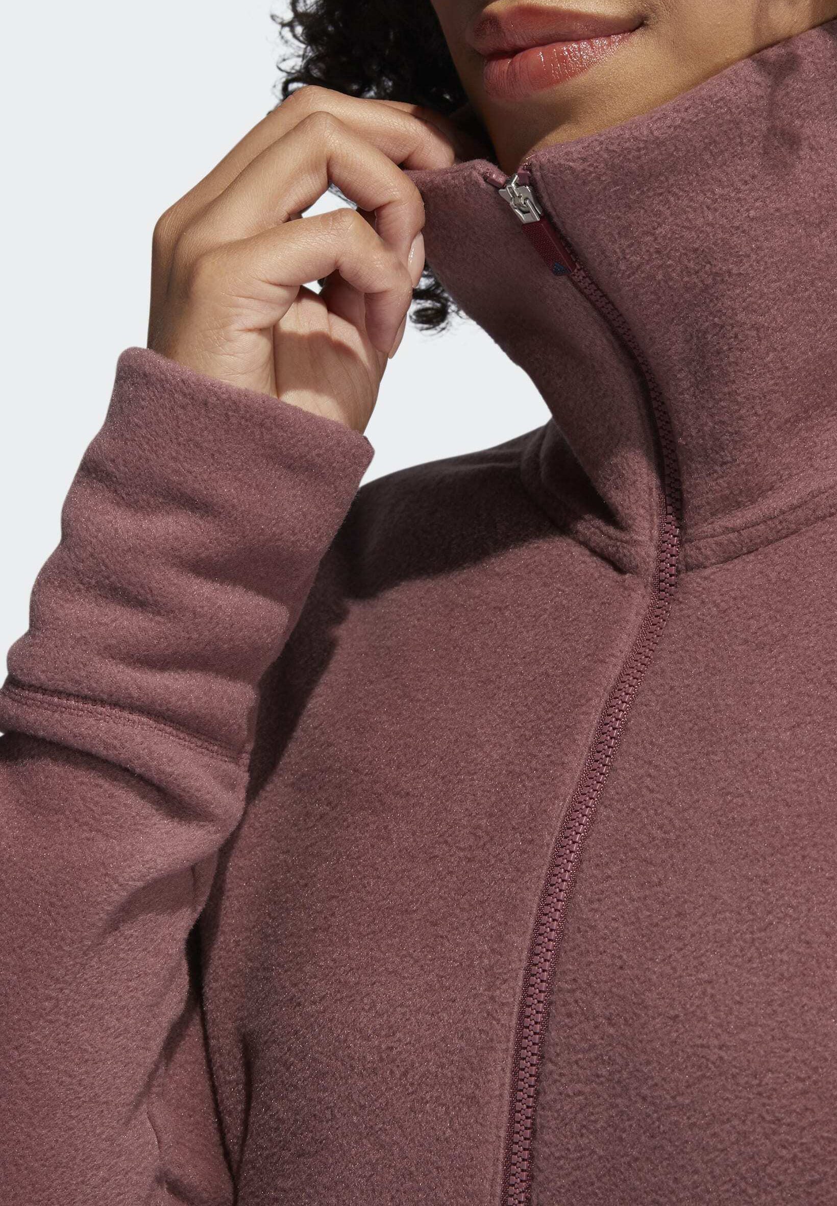 Adidas Polar Fleece Jacket Golf - Womens - Red
