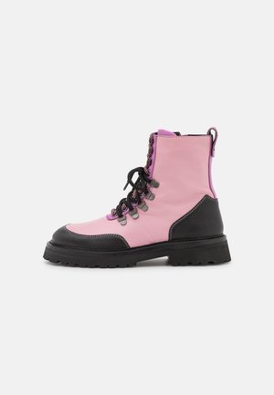 Botines con cordones - pink