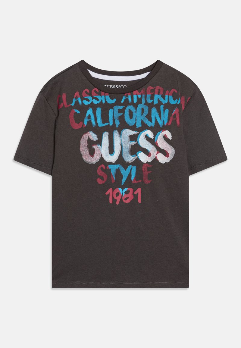 Guess JUNIOR BOY - T-shirt imprimé - magnetic