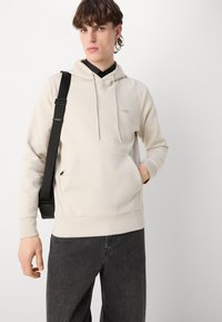 BOSS SOODY - Jersey con capucha - light beige