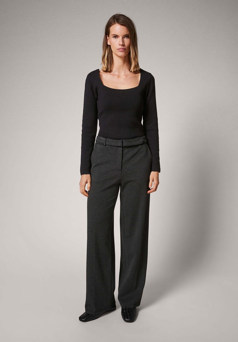 Damen Strickjacken | comma Strickpullover black/schwarz - WW60118 Damen Strickjacken | comma Strickpullover black/schwarz - WW60118