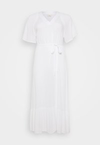 CARCIKKA FLOWY V NECK LONG DRESS - Robe longue - white
