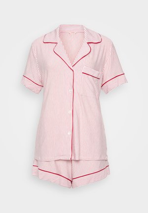 Eberjey GISELE PRINTED SHORT PJ - Pyjama - red/white