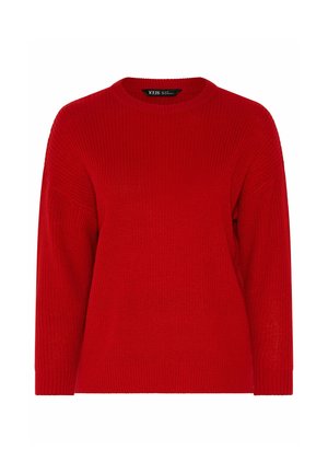 Yours Clothing, PLUS SIZE JUMPERS - Strickpullover - red