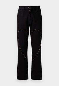 HEART BREAK PANTS UNISEX - Jeans Relaxed Fit - black