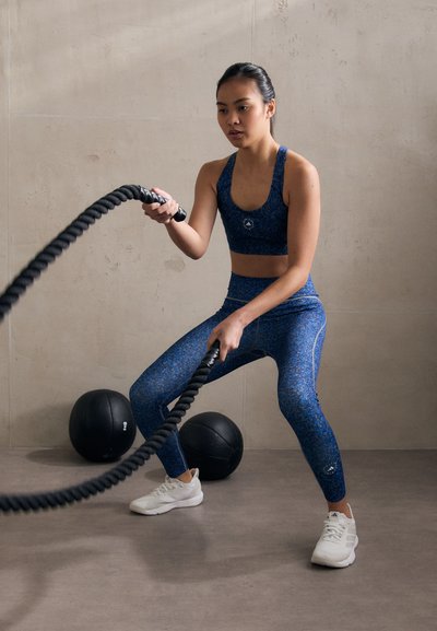 adidas by Stella McCartney Leggings - bahia blue/dove grey/team navy