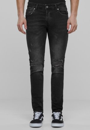 Slim fit jeans - black