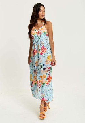 FLORAL PRINT ASYMMETRICAL WITH OPEN BA - Maxi dress - multi coloured