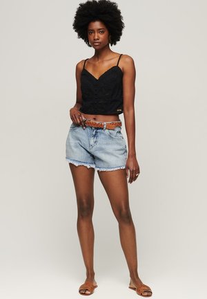 Superdry & Co, VINTAGE EMBROIDERED CAMI  - Blouse - black