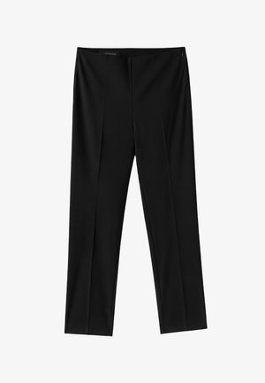 Stradivarius, CIGARETTE BENGALINE TROUSERS - Pantaloni - black