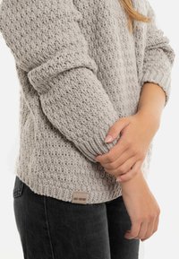 Knit Factory BECKY - Strickjacke - iced clay