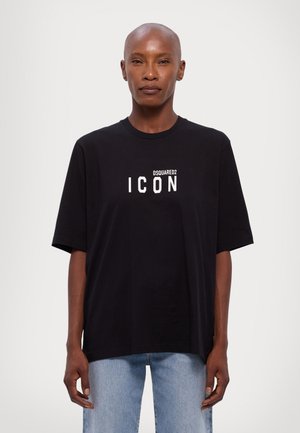 DSQUARED2 ICON TEE - T-shirt print - black