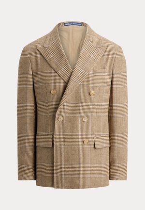 Polo Ralph Lauren, POLO TAILORED FIT PLAID SUIT JACKET - Veste de costume - sand/brown