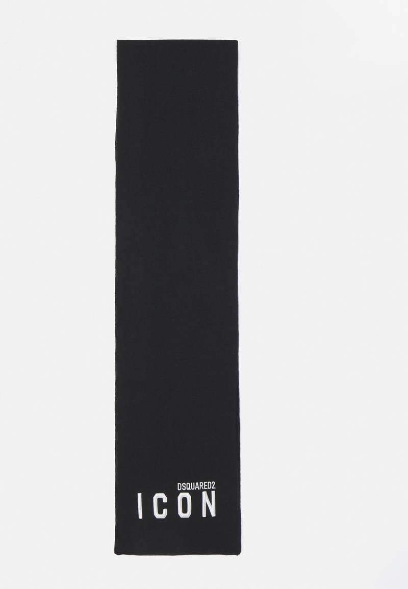 DSQUARED2 ICON SCARF - Scarf - nero/bianco