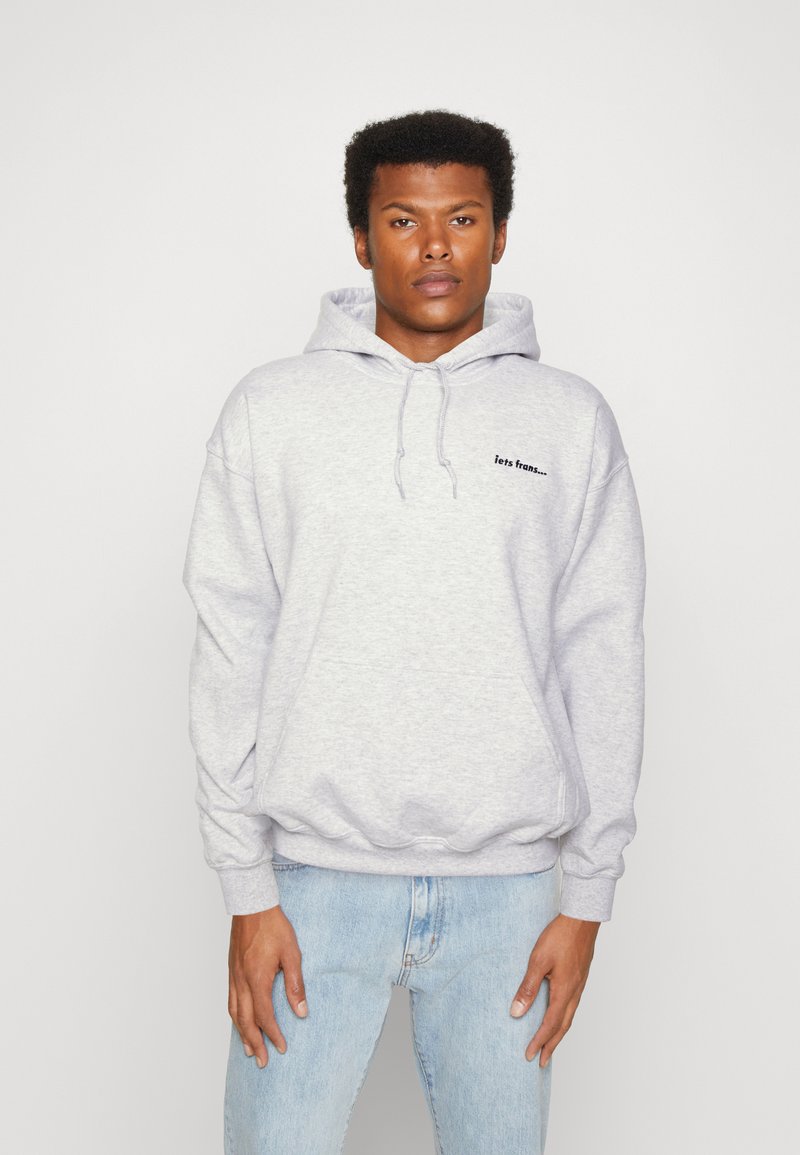 iets frans... HOODIE UNISEX - Kapuzenpullover - grey marl/grau - Zalando.ch