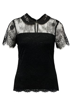 DAMIEN - Blouse - noir/off white