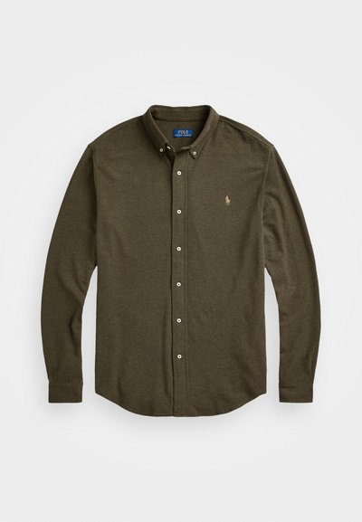 Polo Ralph Lauren Big & Tall FEATHERWEIGHT MESH SHIRT - Srajca - wilson olive heather