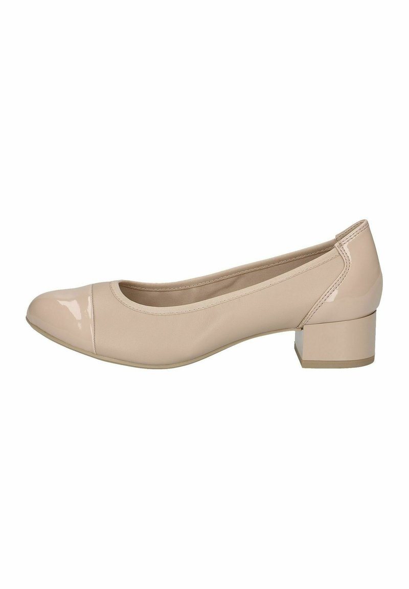 Caprice Klasické lodičky na opätku - beige nappa
