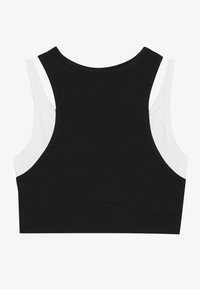 Light support sports bra - black