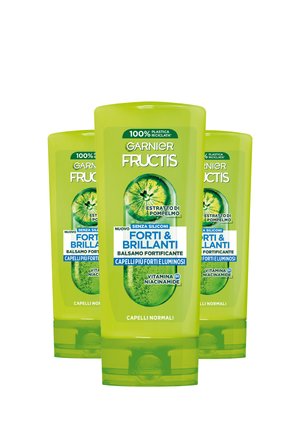 FRUCTIS BALSAMO FORTI & BRILLANTI PER CAPELLI NORMALI, 200 ML - 3 PACK - Balsamo - trasparente