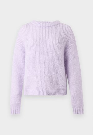 Pieces, PCDORTHEA LS CHUNKY KNIT NOOS BC - Πουλόβερ - pastel lilac melange