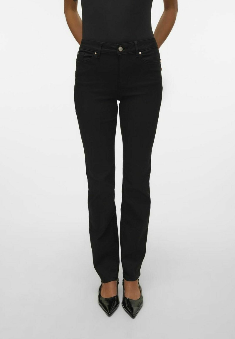 Vero Moda VMFLASH - Jean flare - black