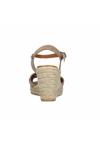 Manfield MIT - Sandales compensées - cognac