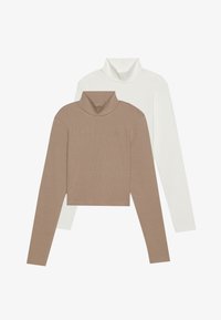 Atlasīts, taupe/off-white