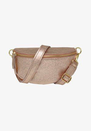 THEWAN., DEMI LUNE - BANANE - Sac banane - nude irisé