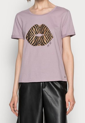 T-Shirt print - purple