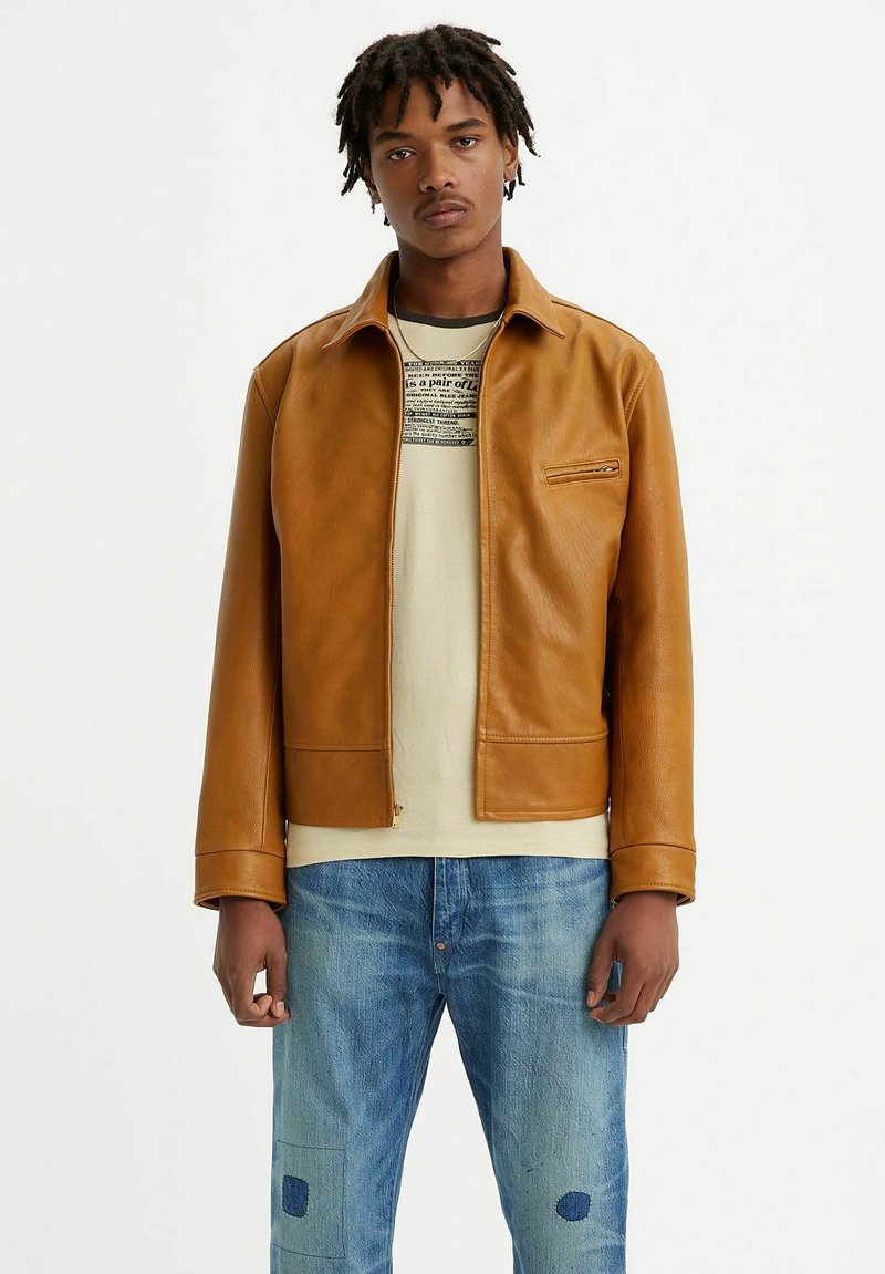 Levi's® LVC 1940 S Leather jacket caramel/mottled brown Zalando.ie