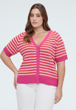 A RIGHE - Neuletakki - fucsia