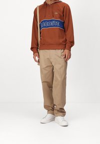 Lacoste Felpa con cappuccio - dark red