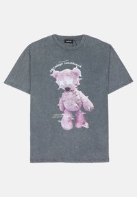 UNISEX - Printtipaita - acid wash grey
