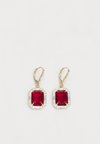 STONE DROP - Auskari - gold-coloured/bordeaux