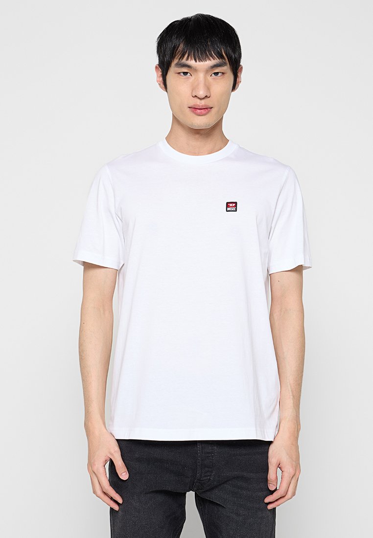 Diesel T-shirt basic wit Diesel T-shirt basic wit