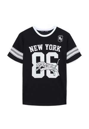 CON STAMPA SPORTIVA - T-shirt con stampa - nero