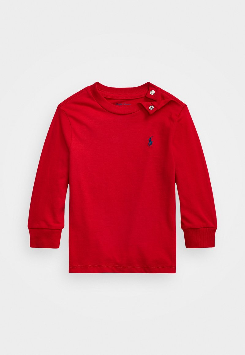 Polo Ralph Lauren COTTON JERSEY LONG SLEEVE T SHIRT - Ilgarankovis viršutinės dalies drabužis - red