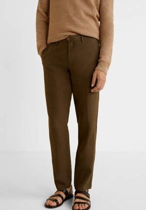Pantalon classique - khaki