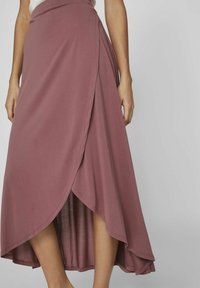 VILA WICKELOPTIK - sukňa v tvare A - rose brown