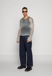 Jaded London COLOSSUS BAGGY - Túlméretezett farmernadrág - raw denim