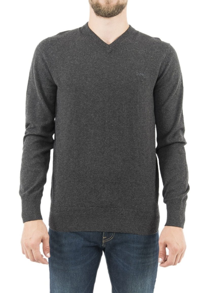 Schott PLBEAL - Strickpullover - gris