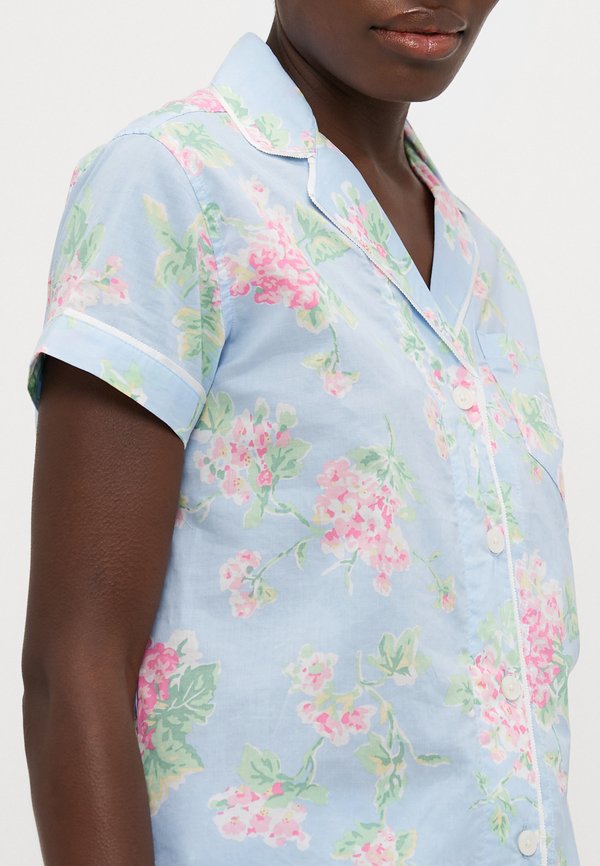 LAWN NOTCH COLLAR PAJAMA - Pyjama set4