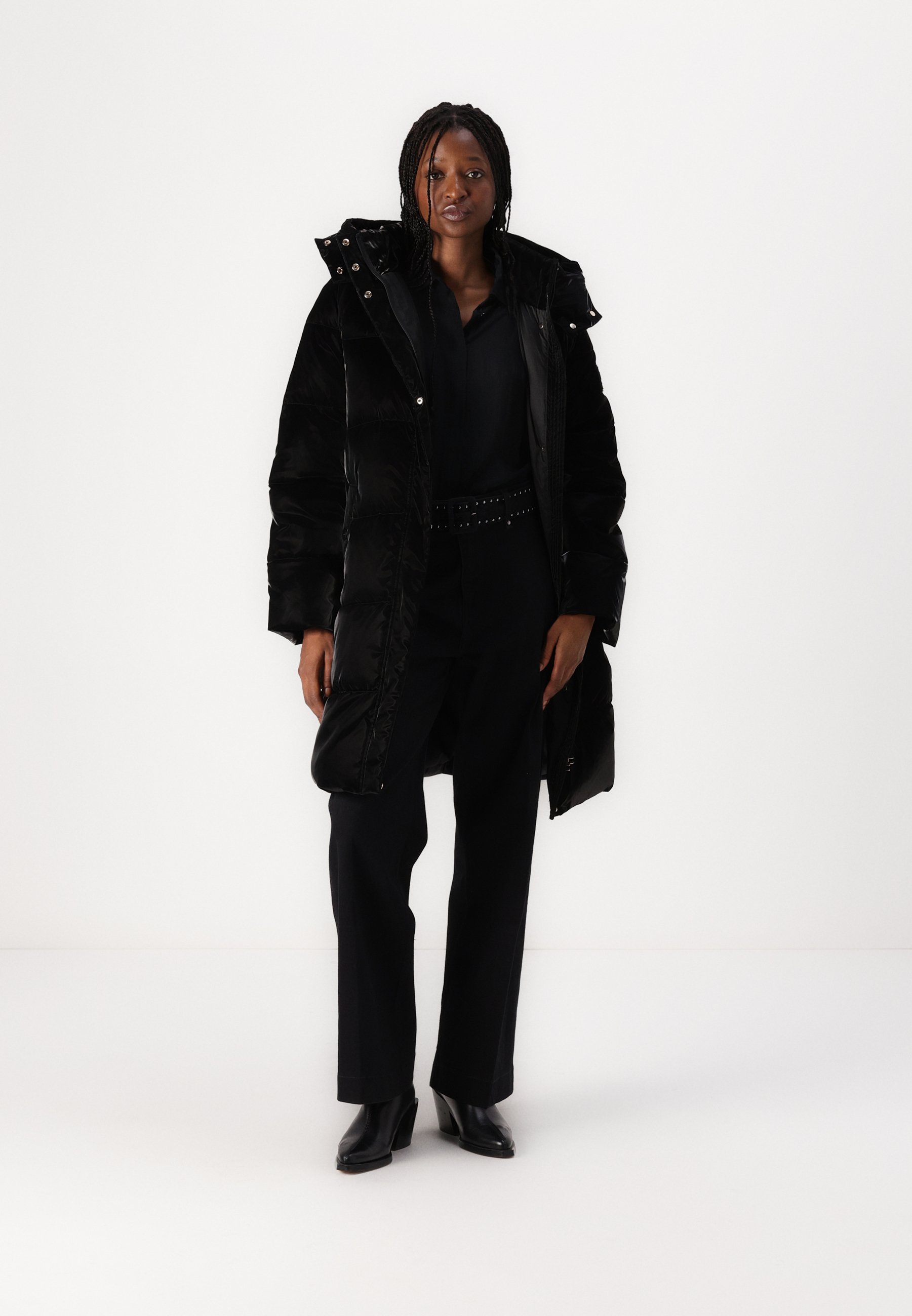 Elisabetta Franchi WOMENS PADDED JACKET - Winter coat - nero