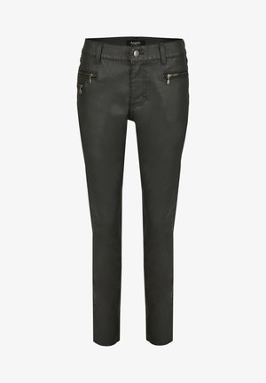 'MALU ZIP' - Trousers - green