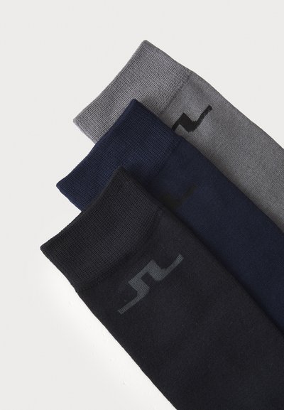J.LINDEBERG BRIDGE BAMBOO SOCK 3PACK - Strømper - multicolour black
