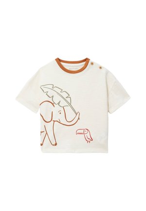 Monoprix, T-shirt imprimé - naturel