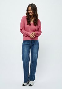 Desires DEGEISHA RIB V-PULLOVER - Vesta - chateau rose