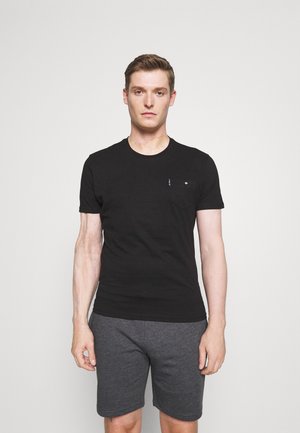 SIGNATURE POCKET TEE - T-shirt - bas - black