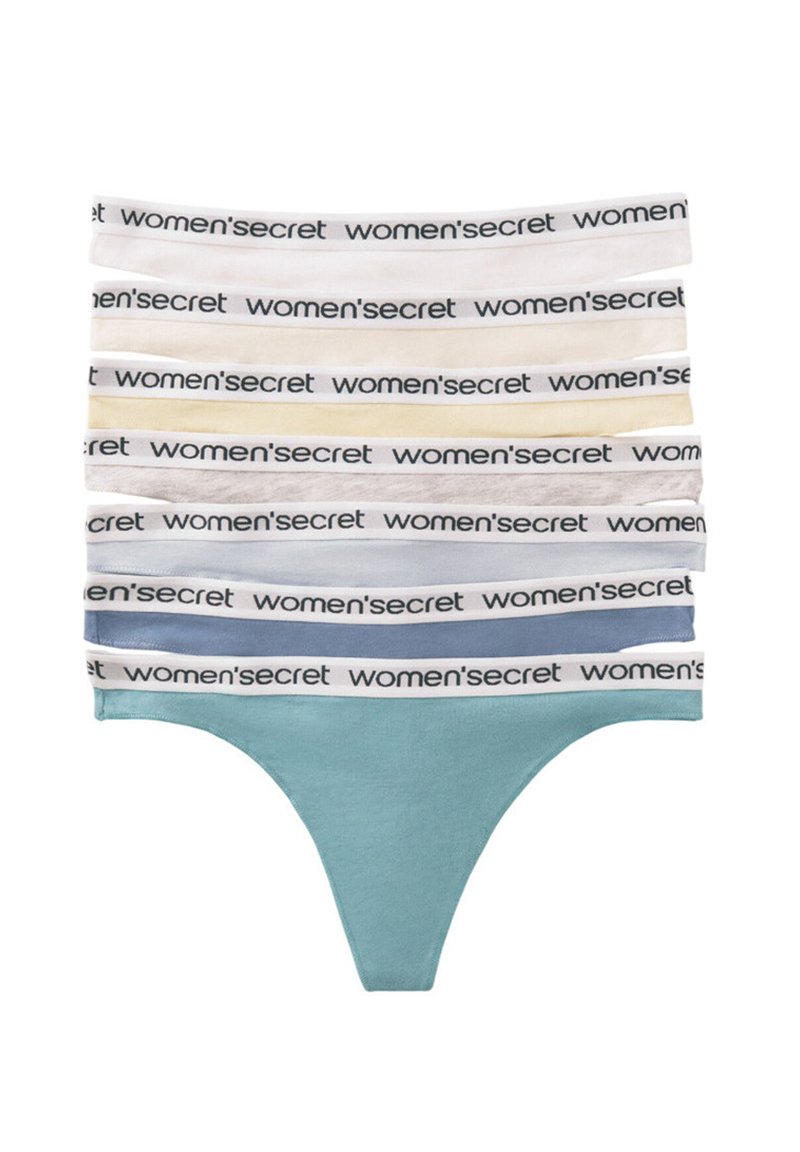 women'secret PACK OF 7 - String - white/blanc - ZALANDO